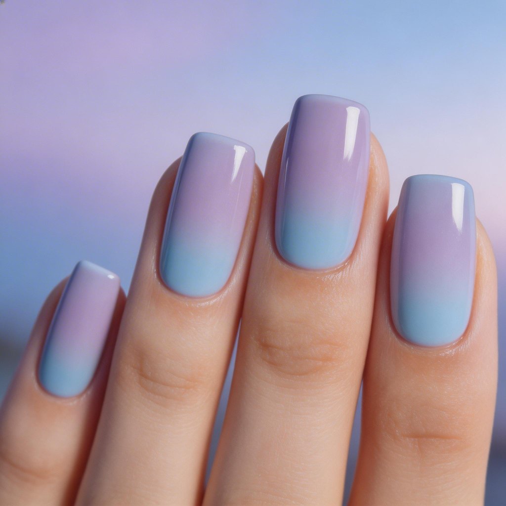 Lavendel-Himmel-Verlauf