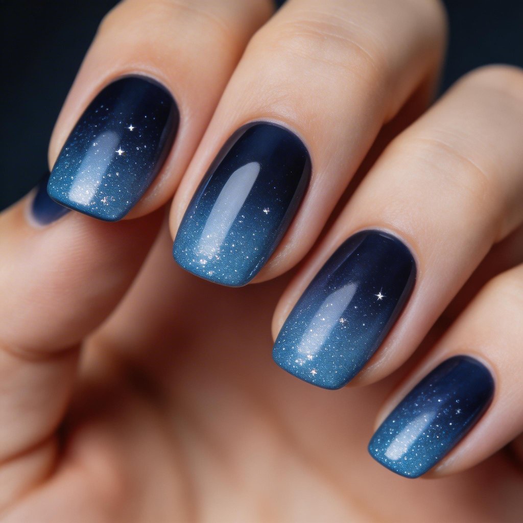 Mitternachtsblau-Verlauf