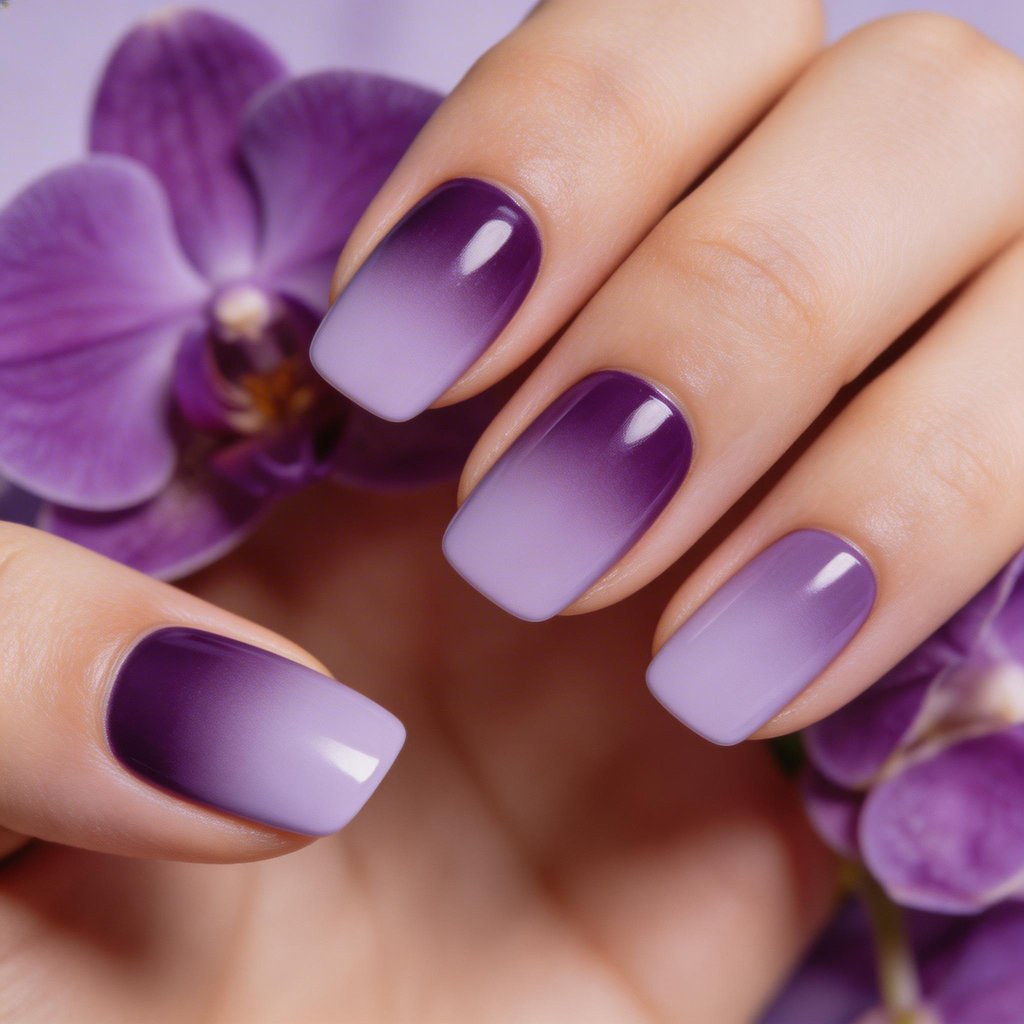 Orchideen-Lila-Verlauf