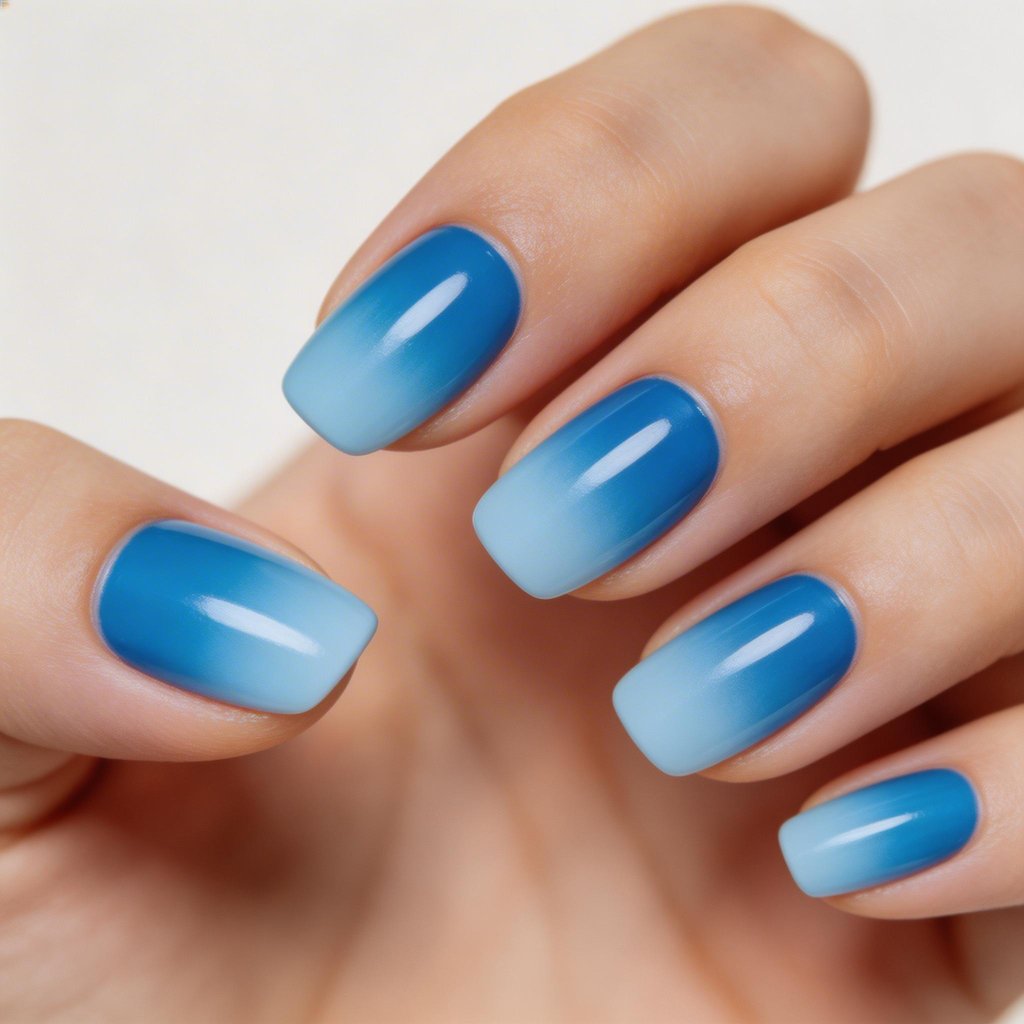 Elektro-Blau-Verlauf