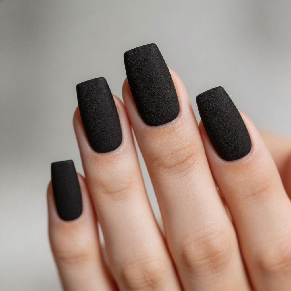 Mattes Schwarz Chic