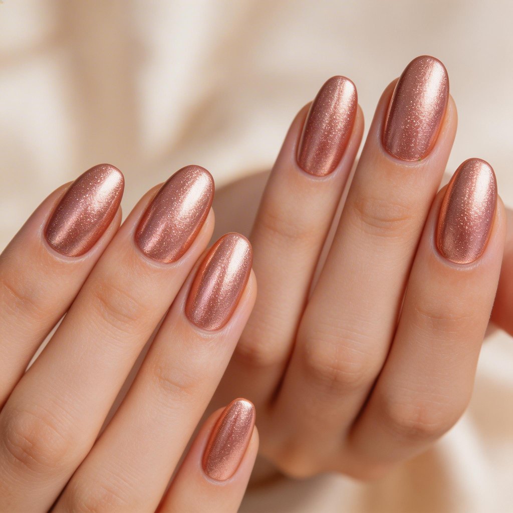 Roségold-Schimmer