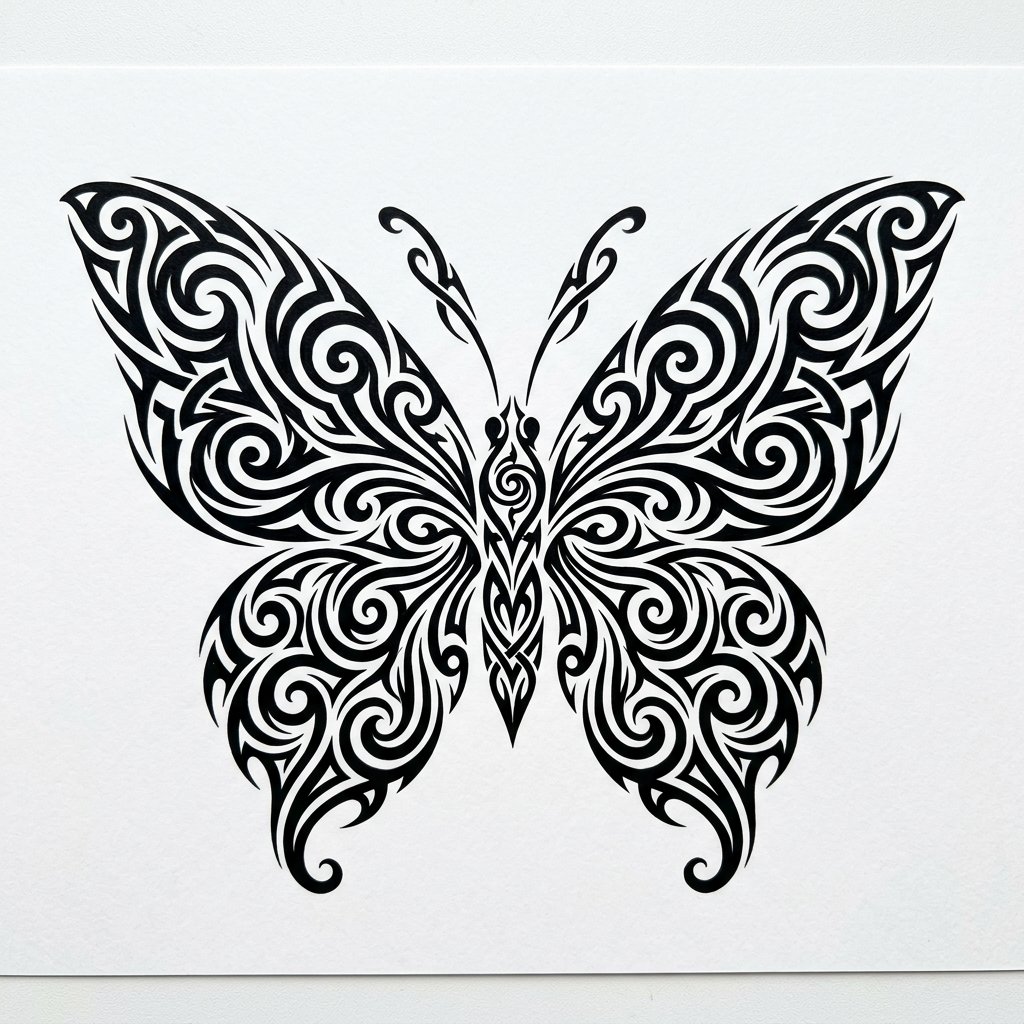 Tribal Butterfly