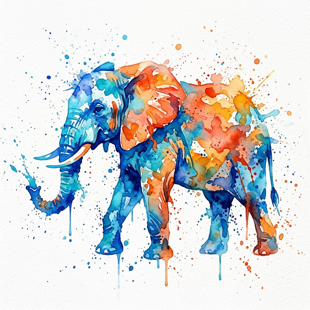 Abstract Elephant