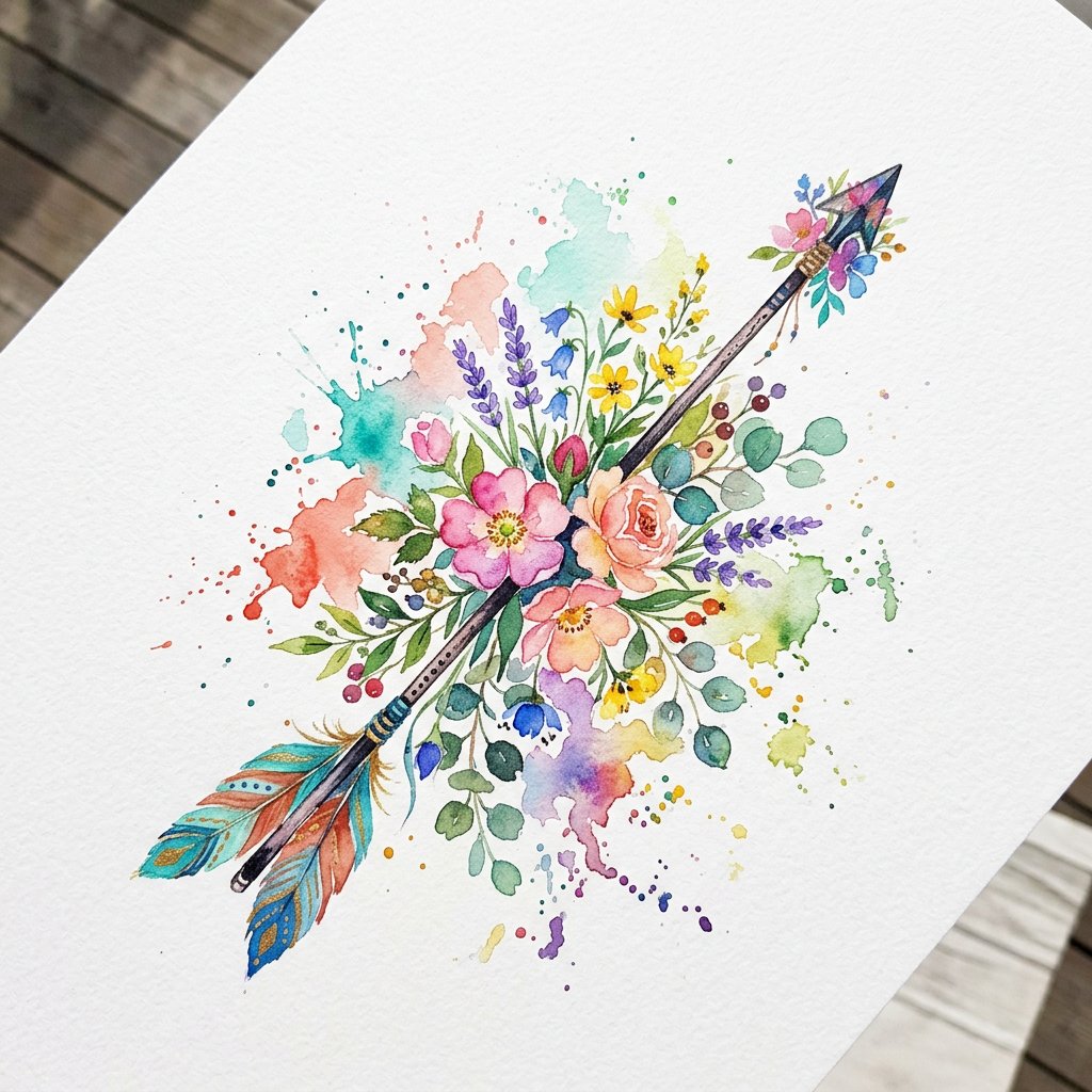 Arrow & Flowers