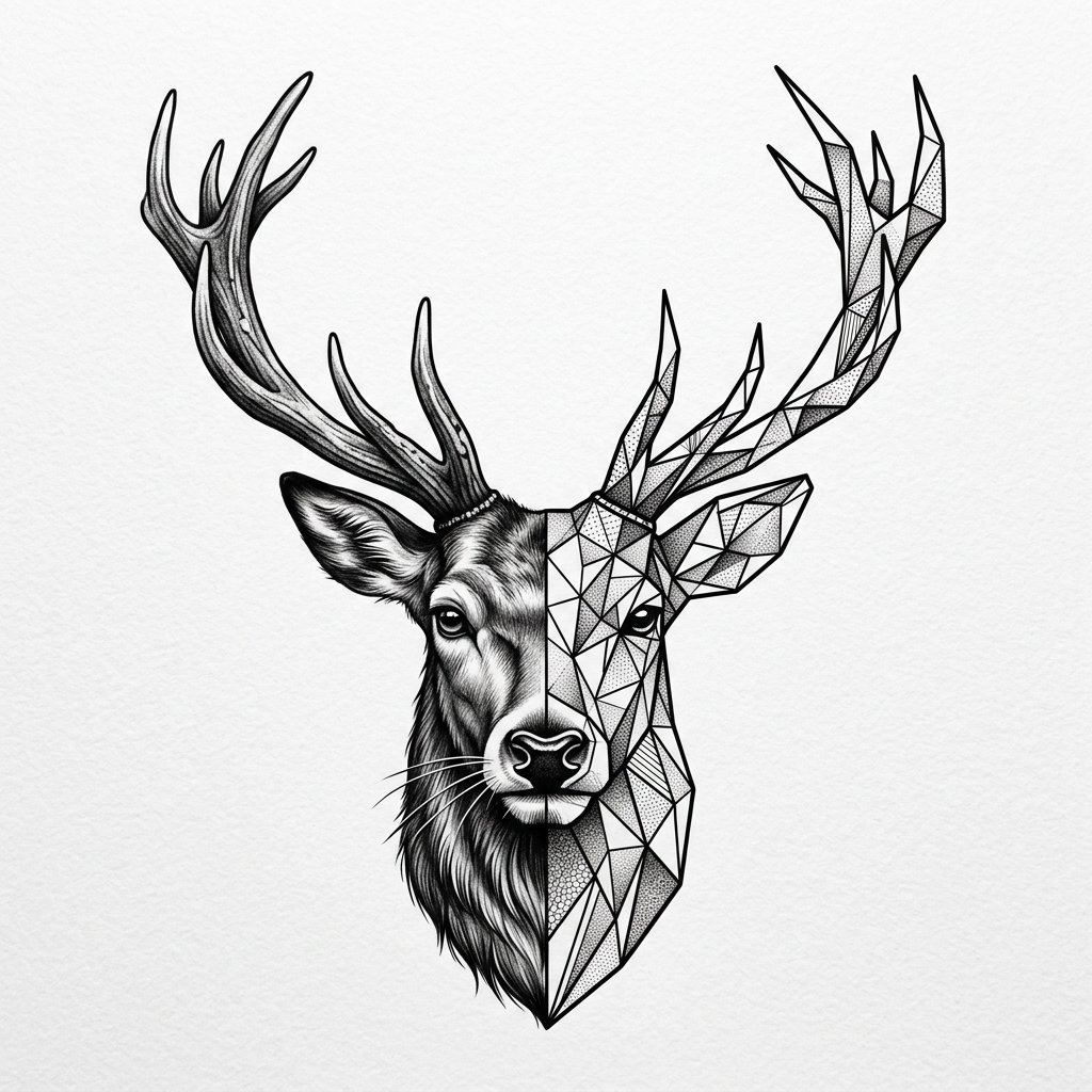Geometric Deer