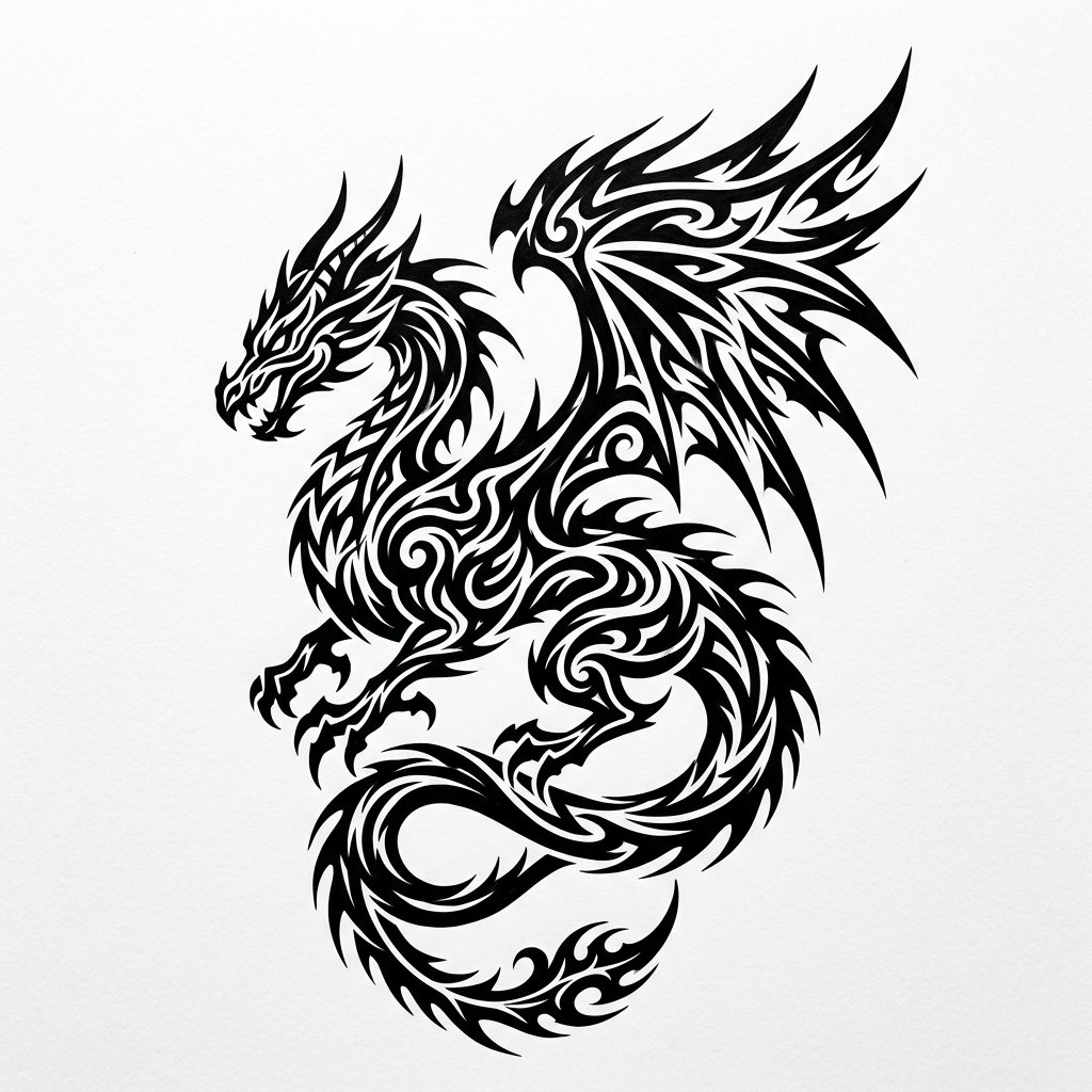 Tribal-Drache
