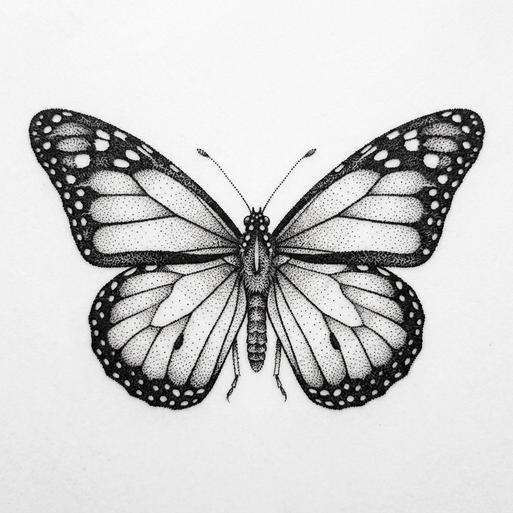 Stippled Butterfly