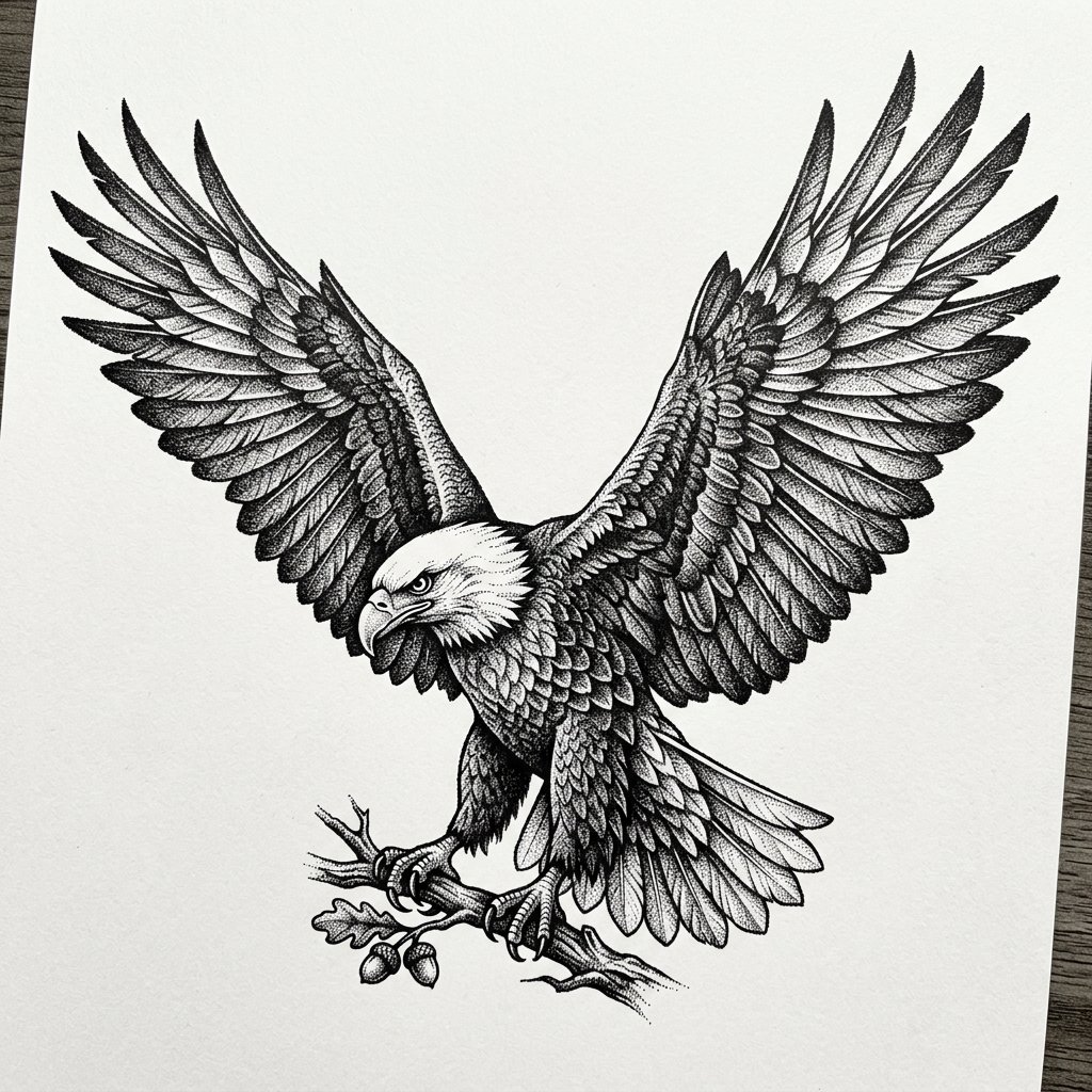 Stippled Eagle