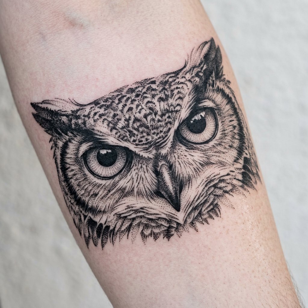 Stippled Owl Eyes