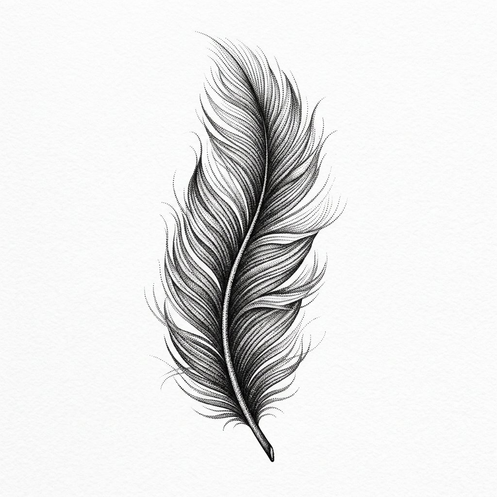 Stippled Feather