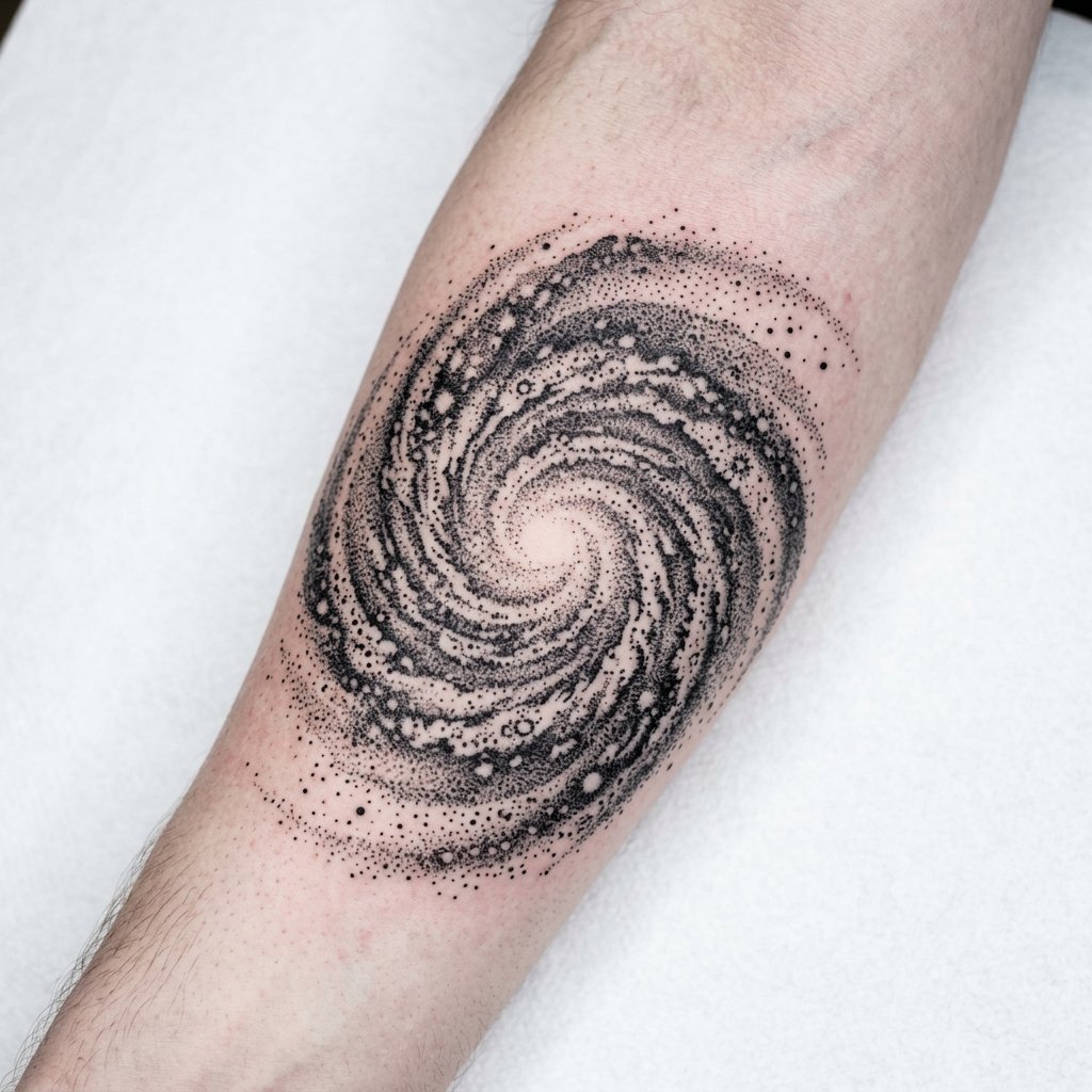 Dot Galaxy Spiral