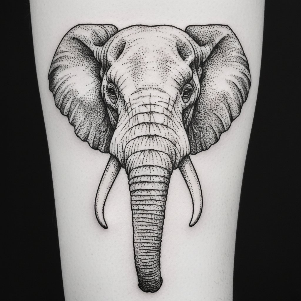 Stippled Elephant