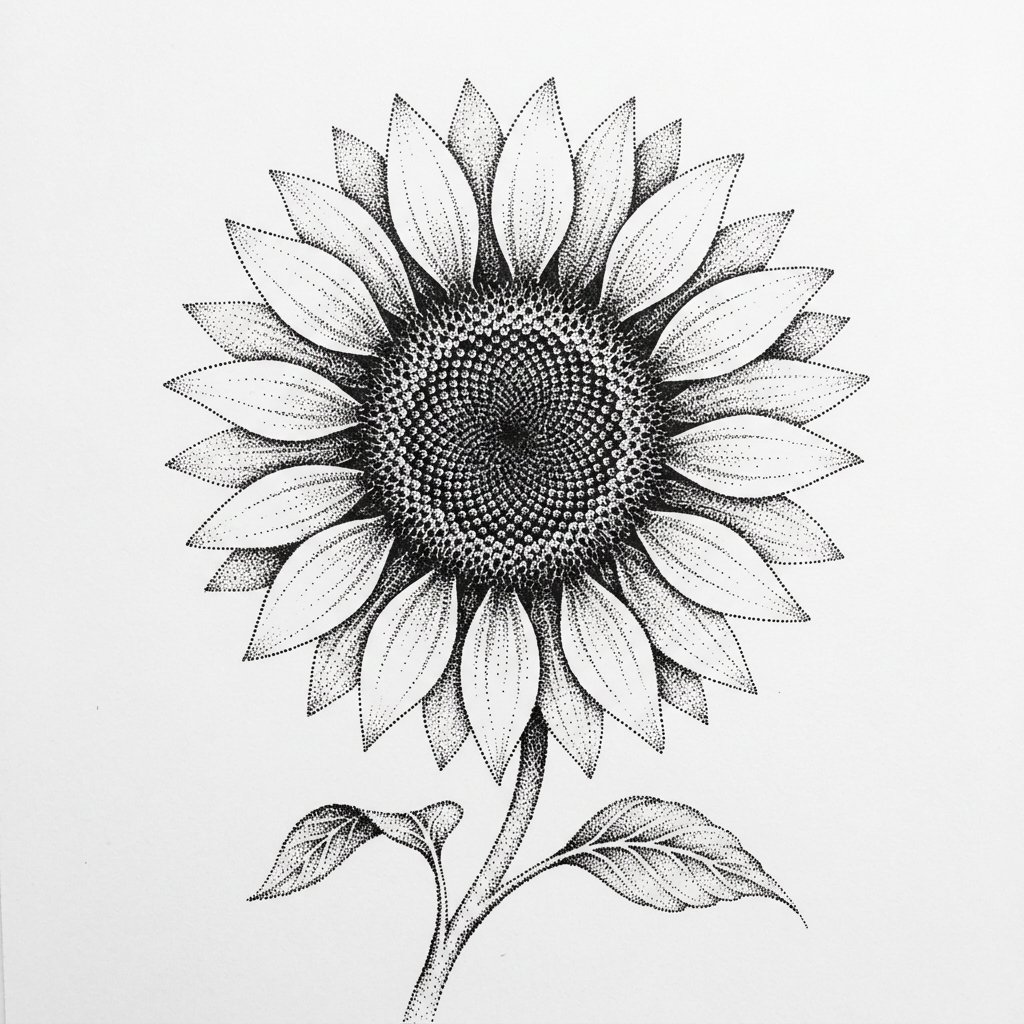 Dot Sunflower