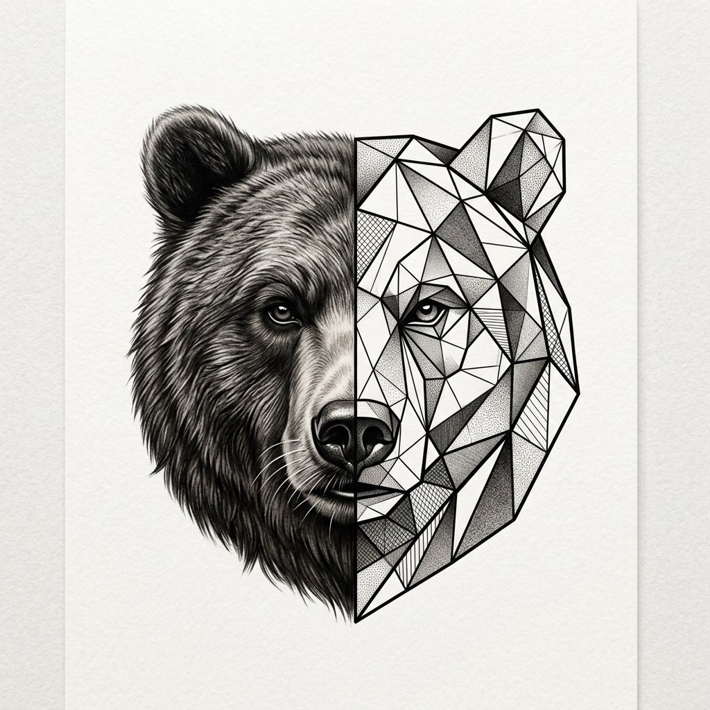 Geometrischer Bär