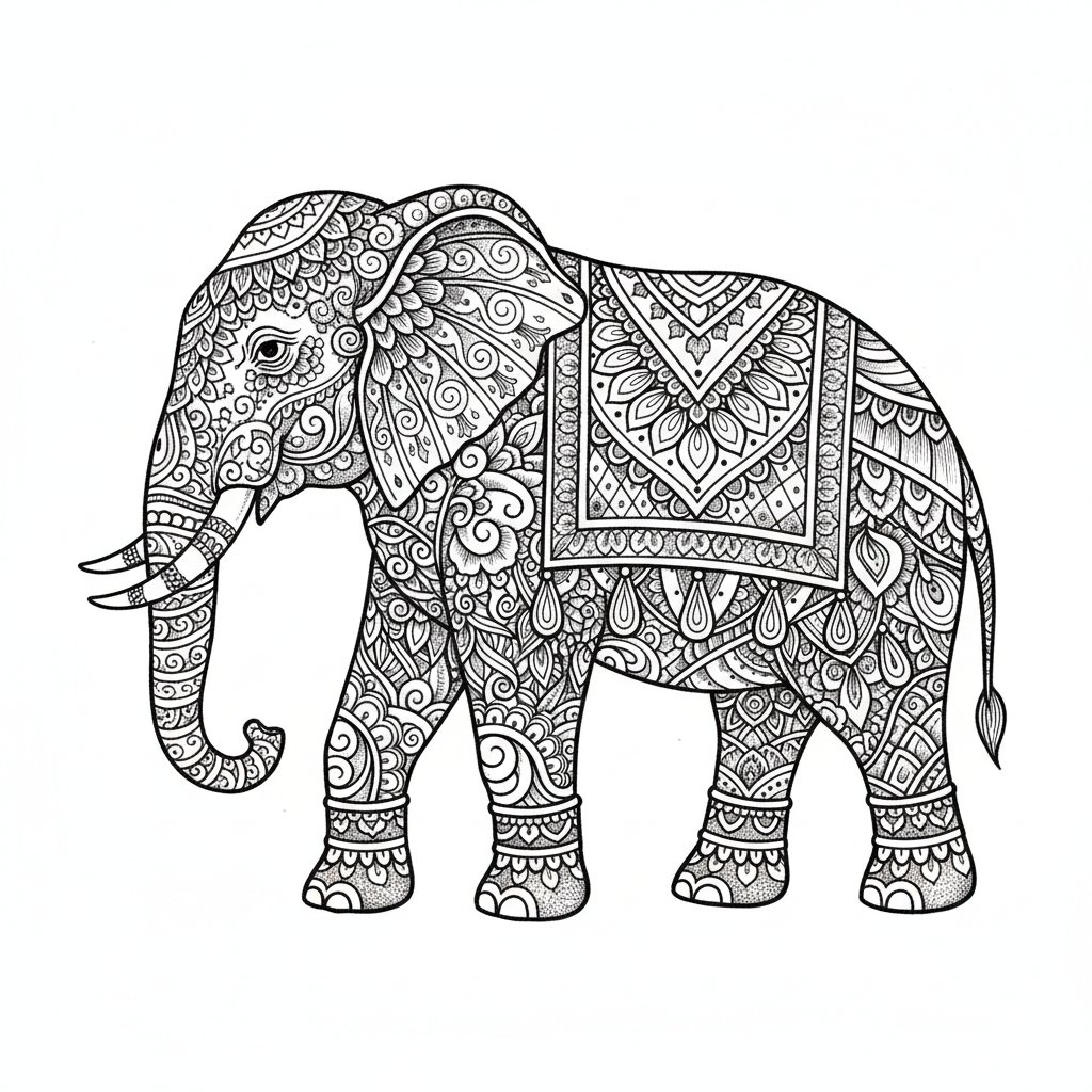 Henna Elephant