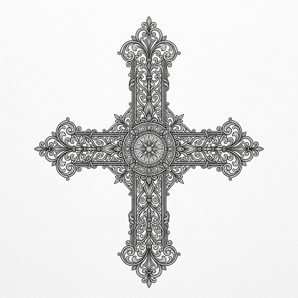 Filigree Cross