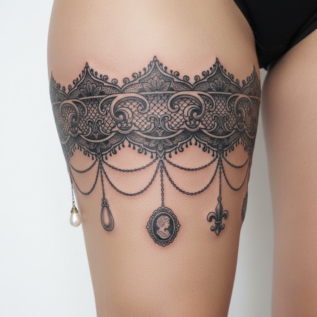 Lace Thigh Band