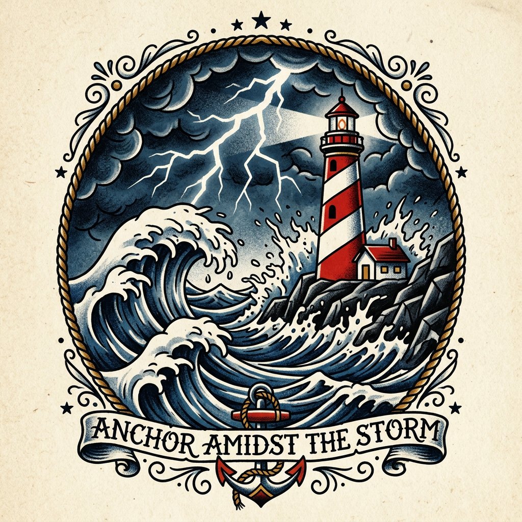 Lighthouse Storm
