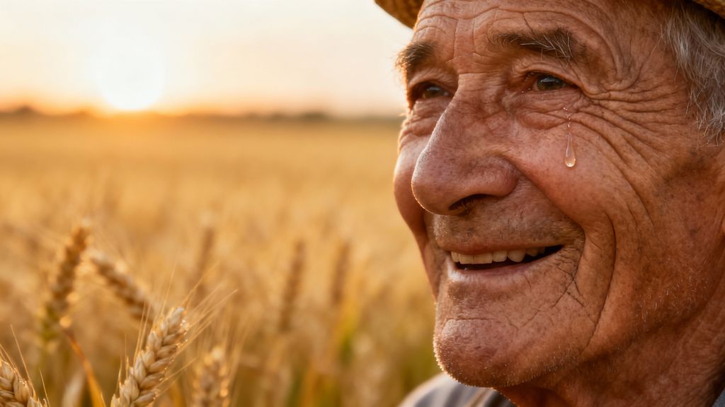 Elderly Farmer Close-up