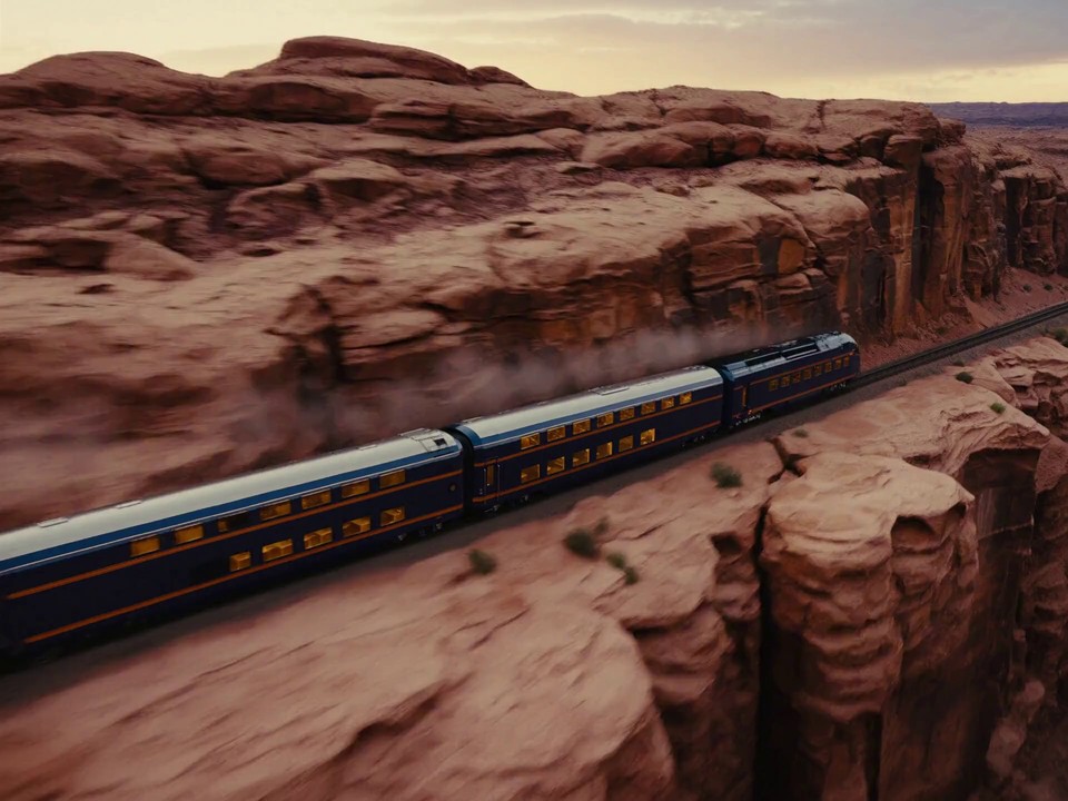 Cinematic AI video previsualization scene